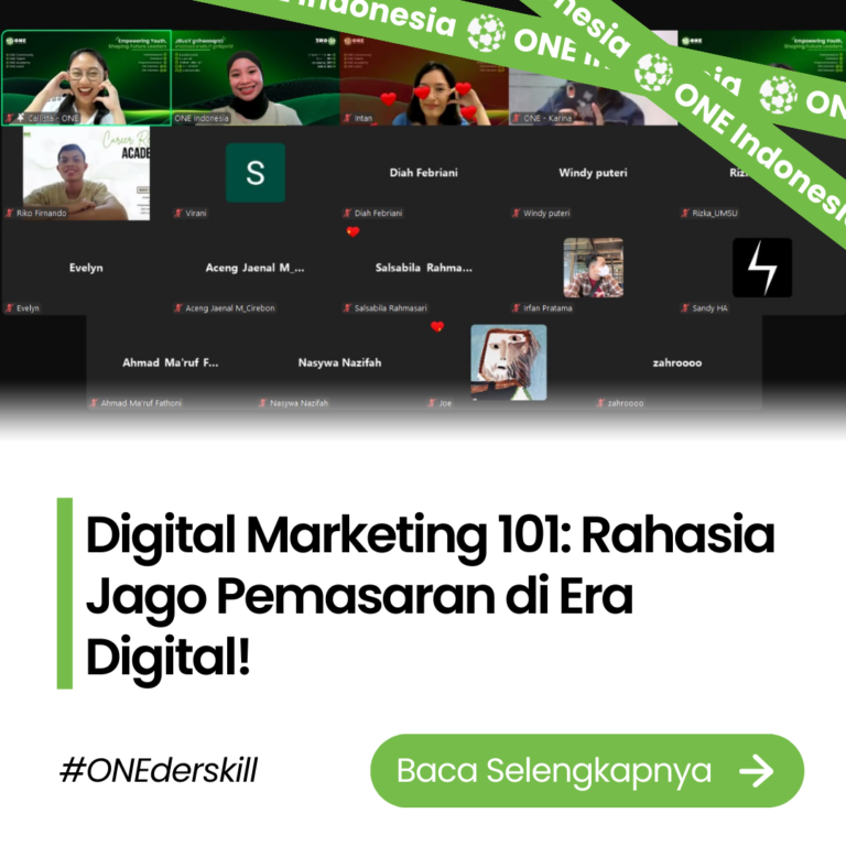 Digital Marketing 101 Rahasia Jago Pemasaran di Era Digital! - ONE Indonesia