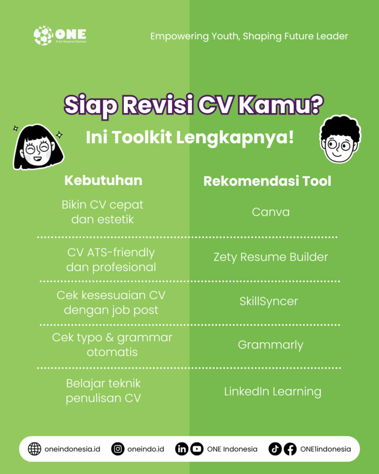 Inside Headhunter's Mind: Cara Bikin CV yang Langsung Dilirik - ONE Indonesia