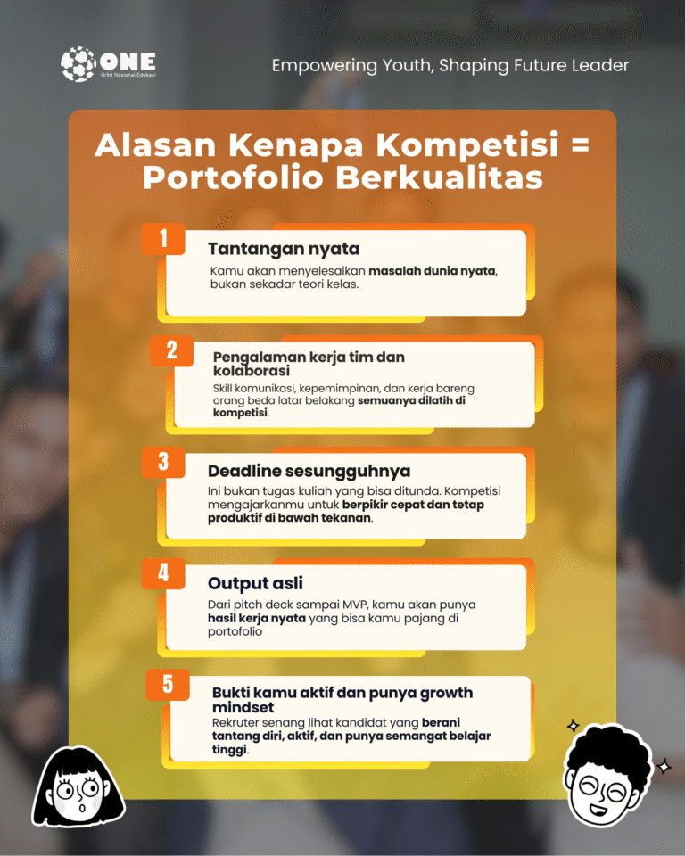 Alasan Kenapa Kompetisi = Portofolio Berkualitas - ONE Indonesia