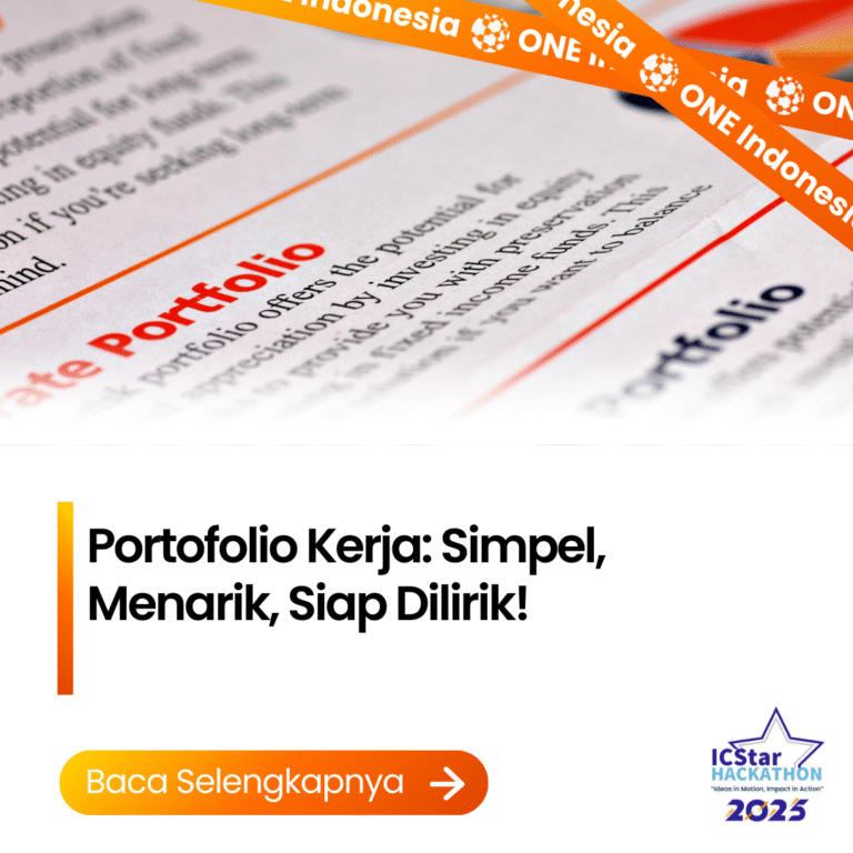 Portofolio Kerja Simpel, Menarik, Siap Dilirik! - ONE Indonesia