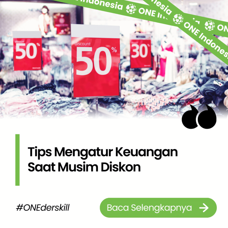 Tips Mengatur Keuangan Saat Musim Diskon - ONE