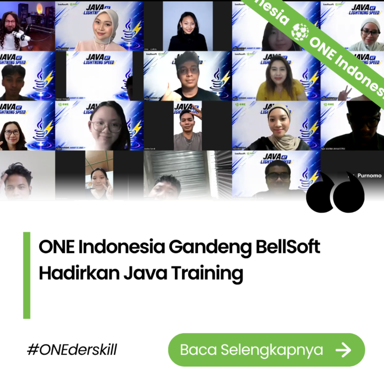 ONE Indonesia Gandeng BellSoft Hadirkan Java Training