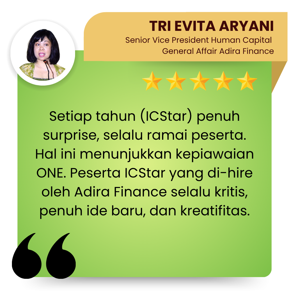 Tri Evita Aryani -ONE Indonesia - ICStar Hackathon