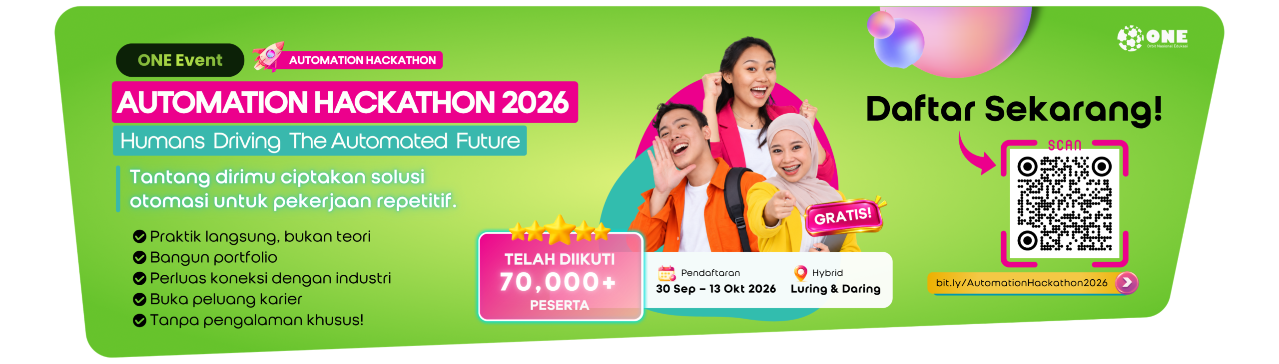 Automation Hackathon 2026 - ONE Indonesia