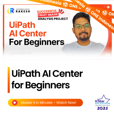 UiPath AI Center for Beginners - ONE Indonesia